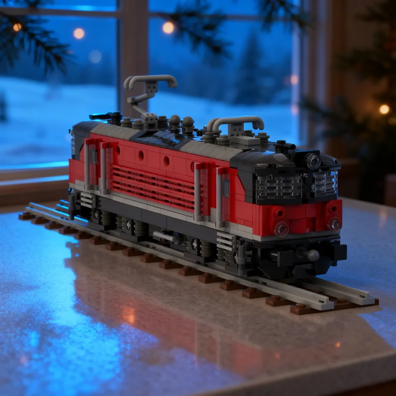 

694 шт. MOC австрийский электрический локомотив ÖBB модель поезда строительные блоки Рождественский подарок архитектурные игрушки образовательная идея кирпич