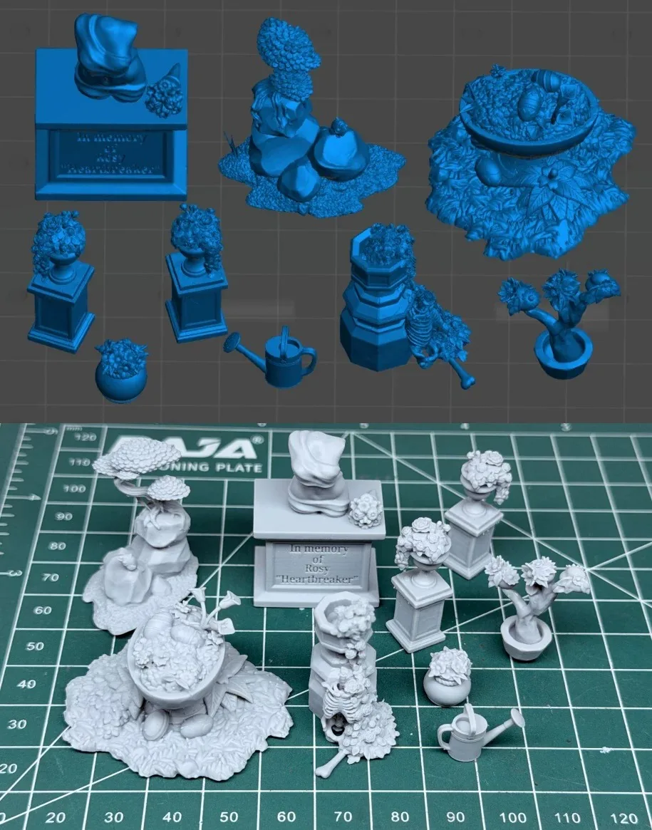 1/35 Model Street Lamps Wall Lights Scale Assembly Model Building Scene 3D Parts For Modeling Hobby DIY Accessories