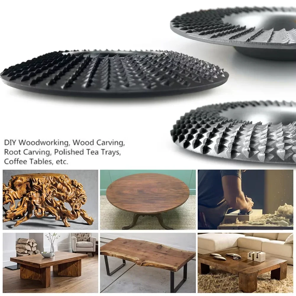 125mm Flachschleifscheibe Holzpolierscheibe Holzschnitzwerkzeug Schleifscheibe Schleifwerkzeug für Winkelschleifer – Detail 4