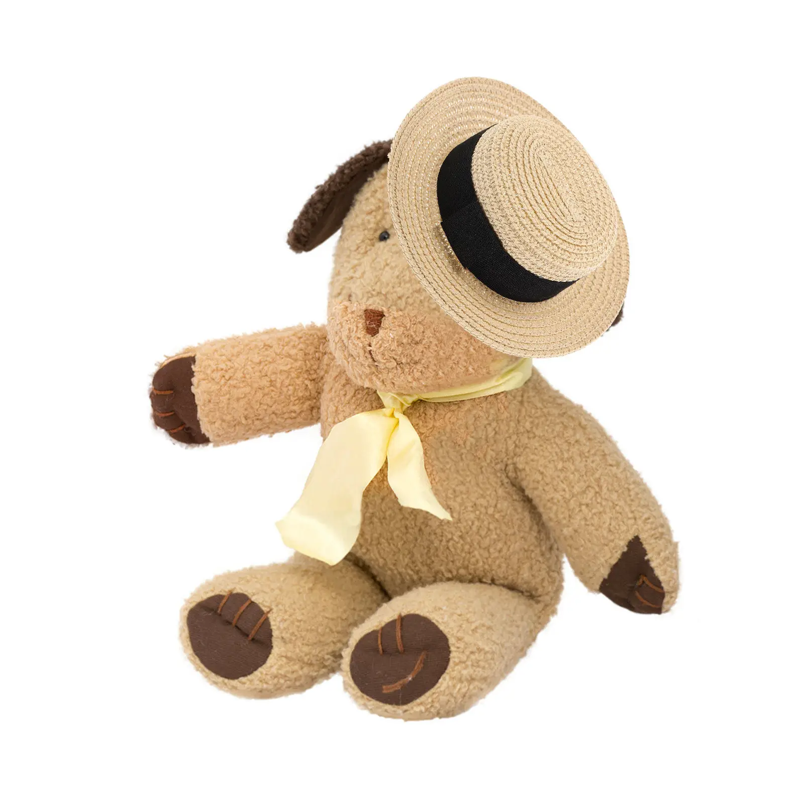 

Плетеная вручную соломенная шляпа с плоским верхом, идеально подходит для декора одежды, изысканный аксессуар-украшение из соломы