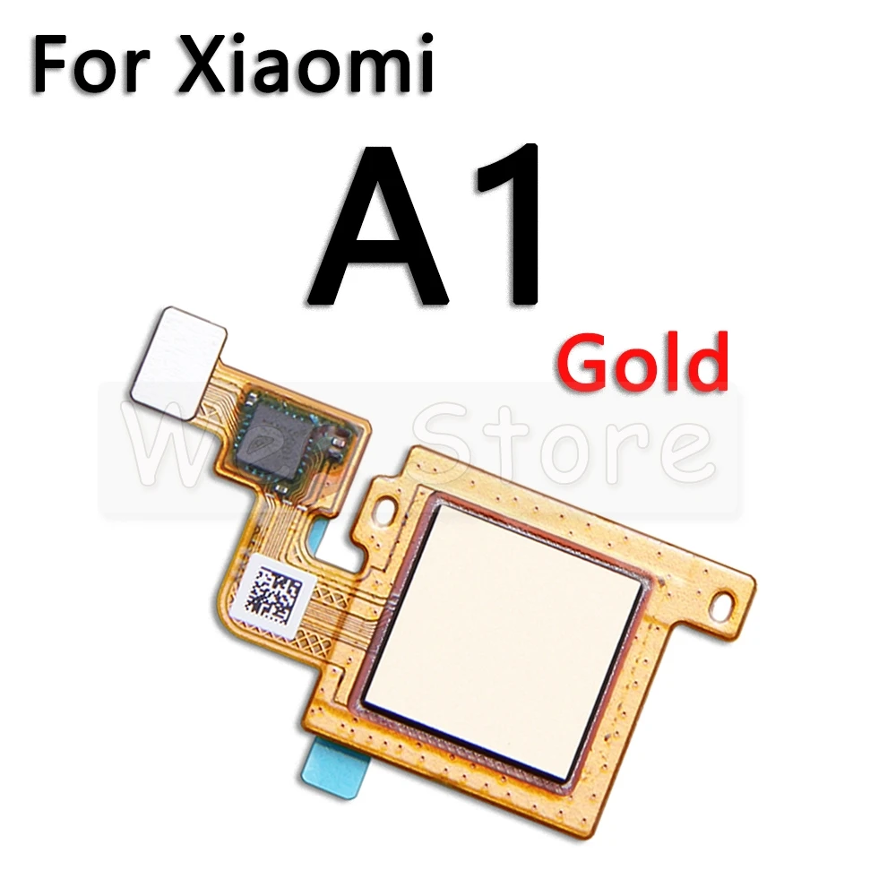 Button Back Touch ID Scanner Fingerprint Sensor Flex Cable For Xiaomi Mi A1 A2 A3 Lite Pro Plus Phone Parts