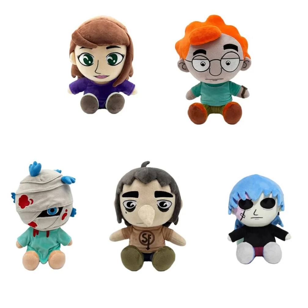 Muñeco de Peluche de 23 CM de la Serie Sally Face, Sal Larry Ash Todd, Juguete de Peluche, Personaje de Videojuego, Muñeco de Algodón, Regalo de Halloween y Navidad