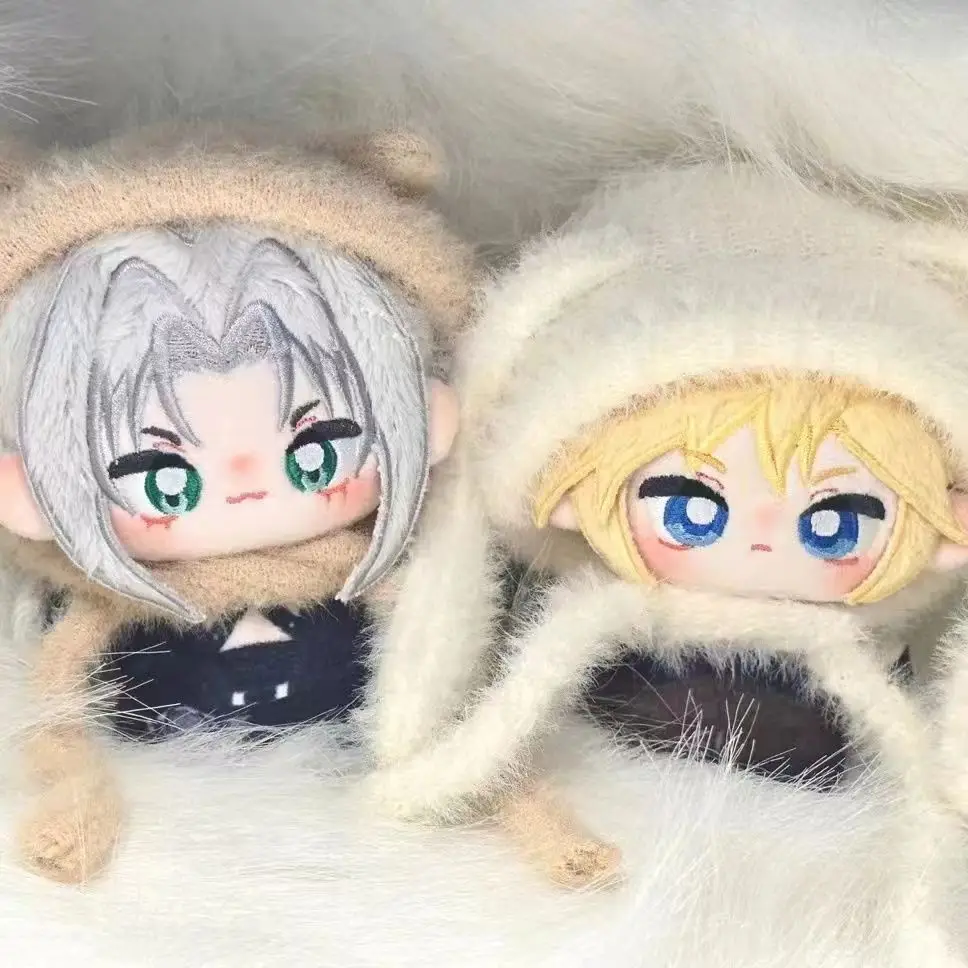 10cm  Game Cloud Strife Sephiroth Plush Doll Mini Starfish Body Plushies Pendant Cosplay Anime Keychain Stuffed Toy Figures Gift