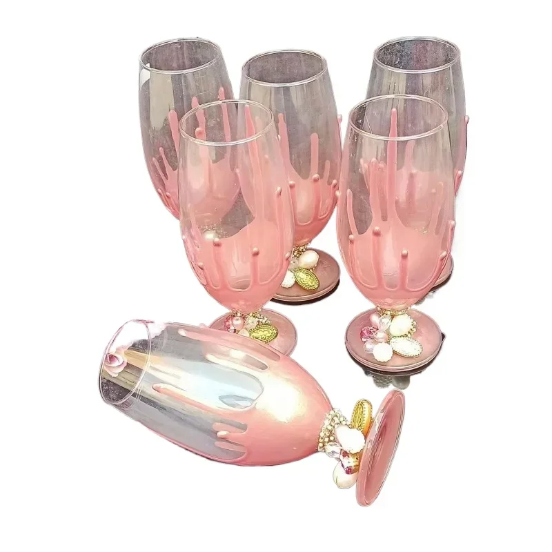 High-Quality Hand-Designed Water Cocktail Glasses Set for Parties And Bars Stylish Glassware for Beverages