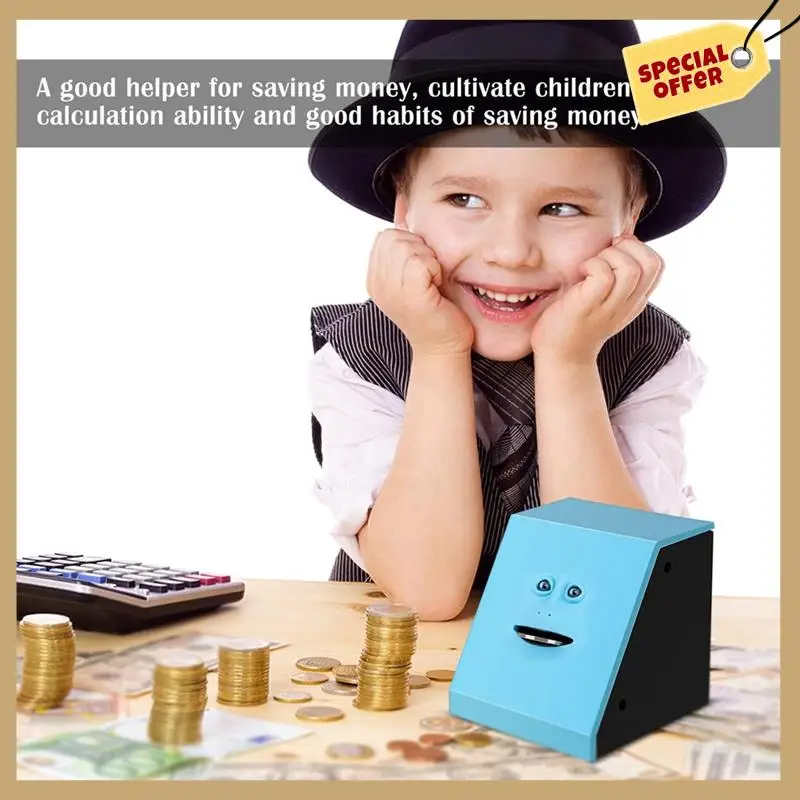 Стабильная производительность-аккумуляторная новинка, коробка для экономии денег в виде обезьяны, копилка для детей 3 лет, мальчиков и девочек, взрослых, день рождения