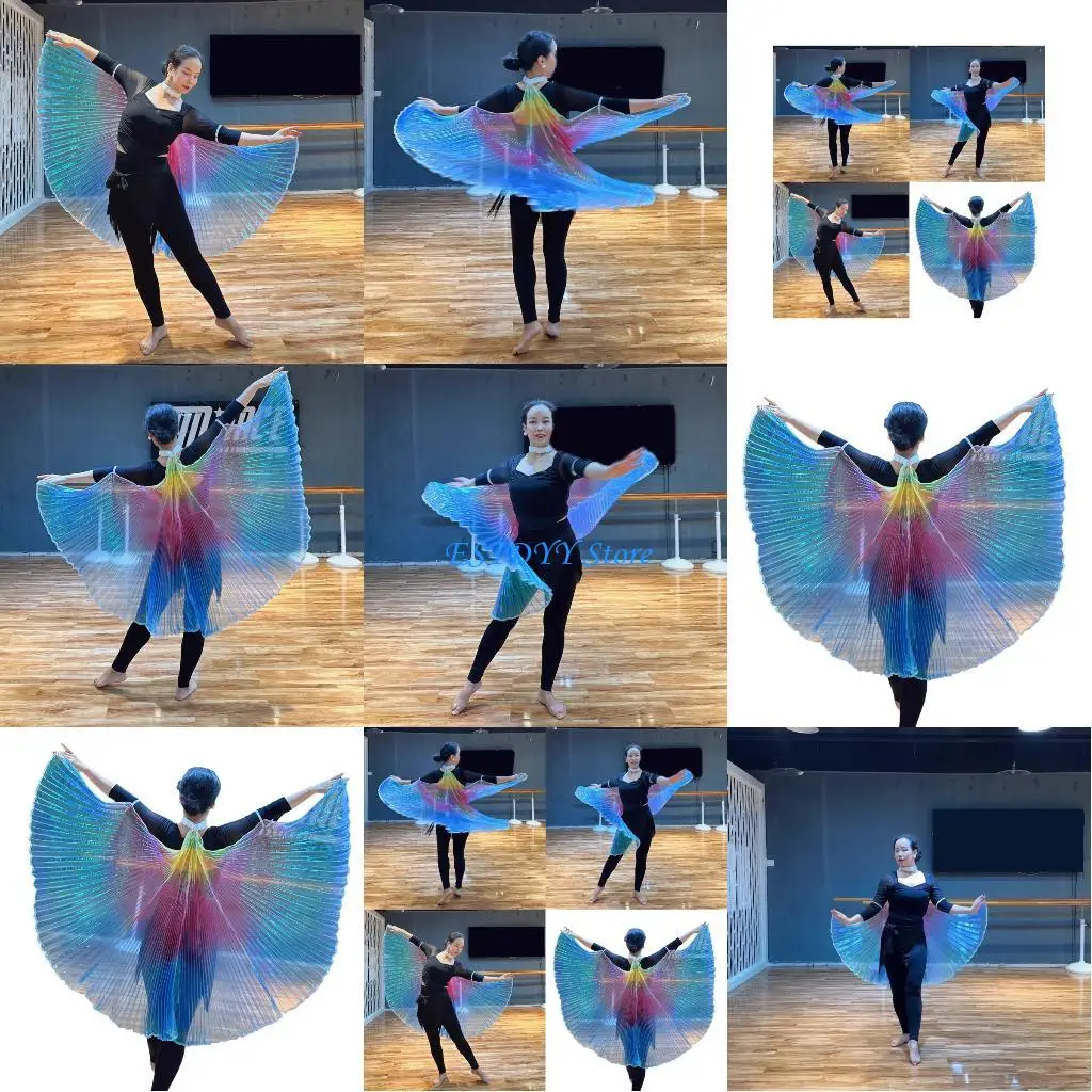 

G6DE Stage Performances Hanging Neck Wing Dance Props Adult Hand Hook Cloak