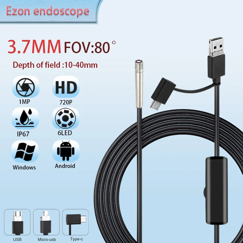 1MP 3.7Mm 80° Indus…