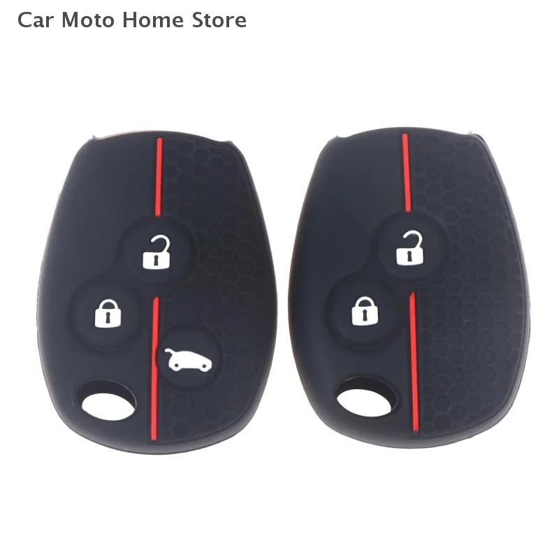 

【DMO】1 шт. силиконовый чехол для автомобильного ключа, чехол для дистанционного ключа автомобиля, защита для автомобильного ключа, 2/3 кнопки, брелок для ключей, аксессуары для ключей