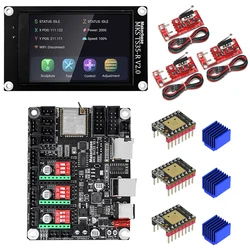 Makerbase MKS DLC32 V2.1 kontroler offline 32-bitowa płyta główna ESP32 WIFI TS24/TS35 ekran do grawerki laserowej CNC