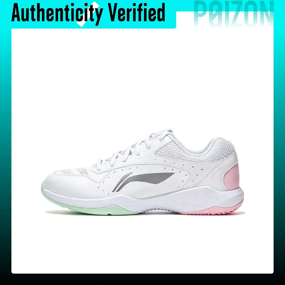 Li Ning Badminton Collection Floral Dance Collection Light Primrose Cushioning Abrasion Resistant Low top AYTW029-1