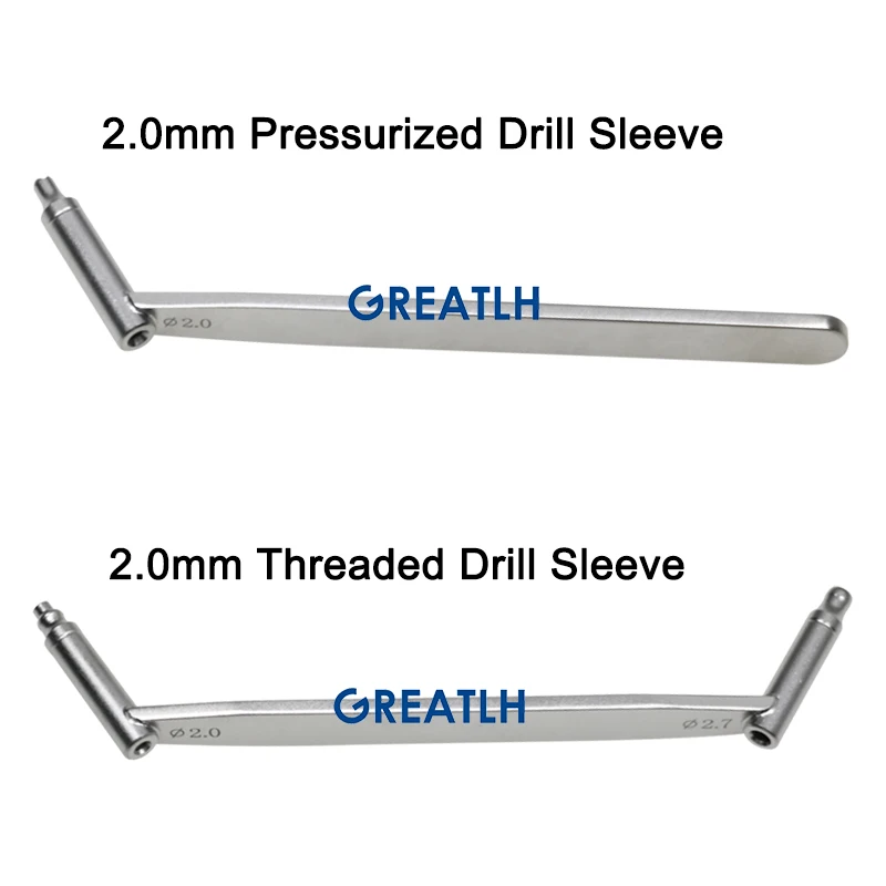 GREATLH ALPS Titanium Locking System Medical Bone Drill Bits Bone Screws Orthopedics Veterinary Instruments Set