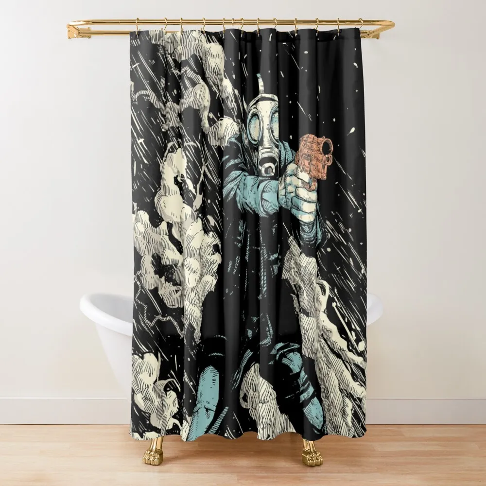 

Attack! Shower Curtain Bathroom Shower Set Bathroom Decor Bathtub Accessories For Shower And Services Curtain