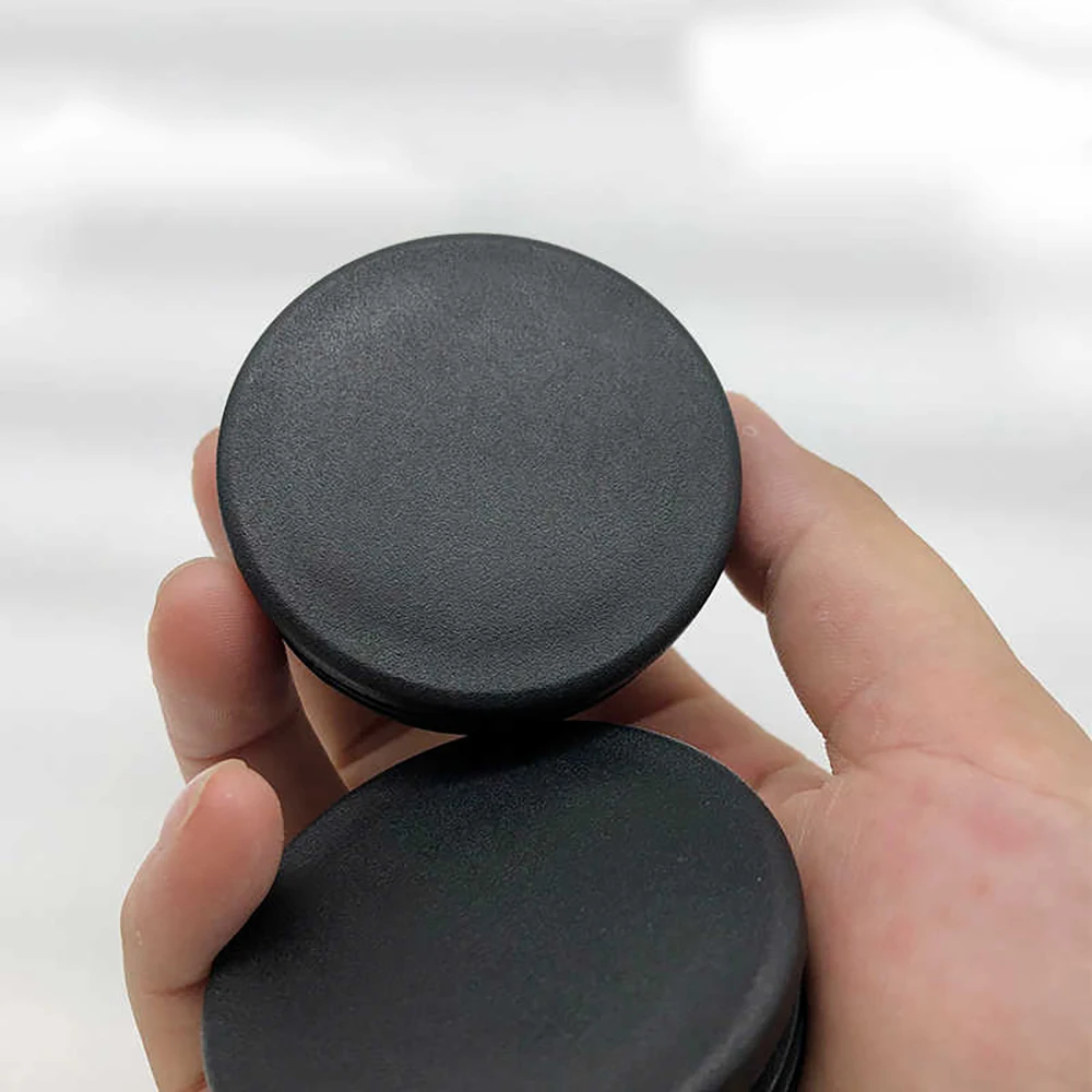 Zwart PE Plastic Ronde Plug Dia 10/20/30/40/48/60/70-100mm Ronde Pijp Plug Ronde Plug Tafel Stoel Voetsteun Meubelaccessoires