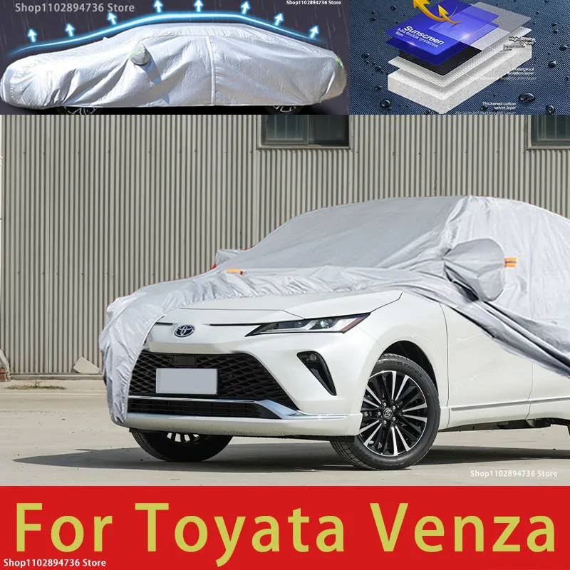 For Toyata Venza Car protective cover, sun protection, cooling protection, car clothing, car paint protection auto