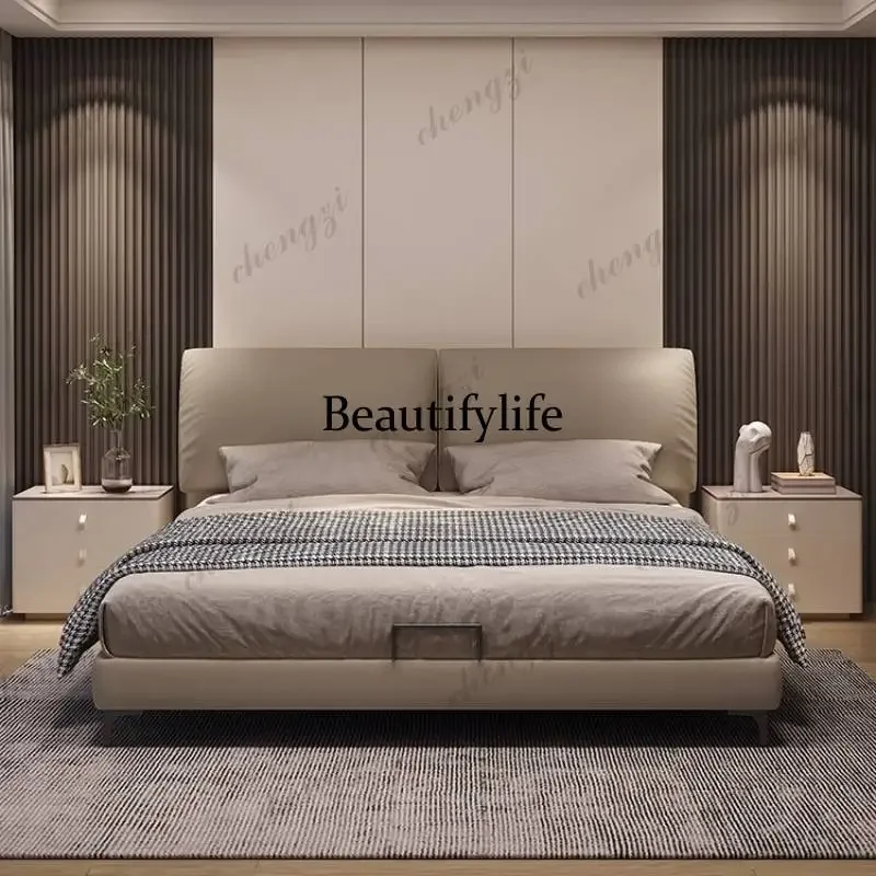 Price Decoration Double Bed Designs Elegant Soft Luxury Cloud Double Bed Storage Japanese Modern Camas De Dormitorio FurnitureN1