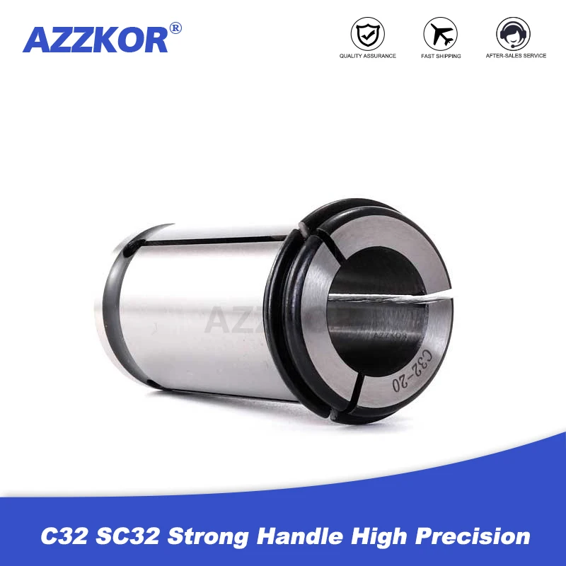 C32 SC32 Strong Handle High Precision Elastic Clamp Chuck For Chuck Holder Hardened Engraving Machine CNC Accessory Chuck Collet