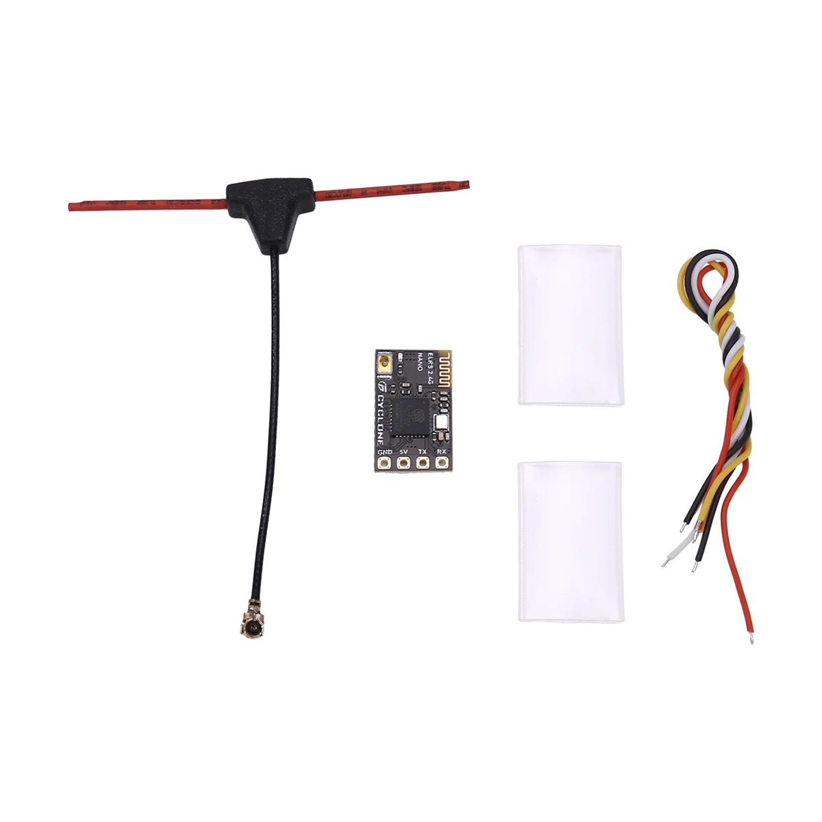 AT-ELRS 2.4GHz NANO ExpressLRS Receiver Long Range Control High-Performance Low Latency Compatible with RC Drone