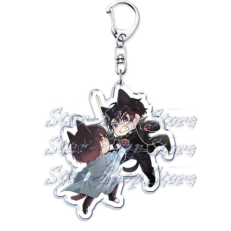 Omniscient Readers Chibi Keychains for Accessories Bag Kim Dokja Yoo Joonghyuk Han Sooyoung Keyring Jewelry Friends Fans Gifts