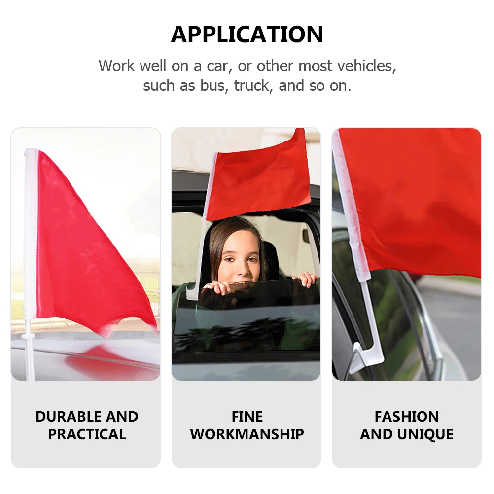 10 Pcs Car Window Support Bracket for Poles Holder RV Clip-on Plastic Clips Flagpoles