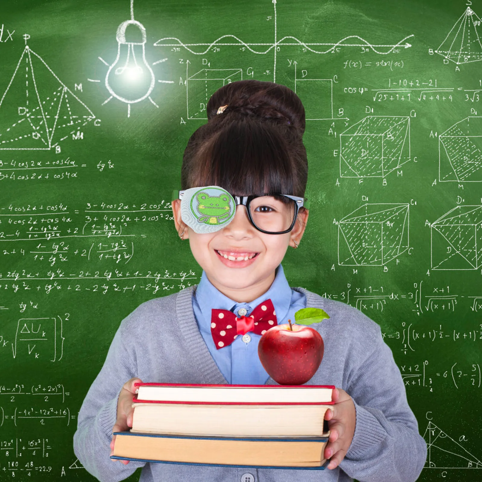 

Single Eye Patch for Glasses Amblyopia Cartoon 3D Breathable Comfortable Lazy Eye Patch Blindfold Cover for