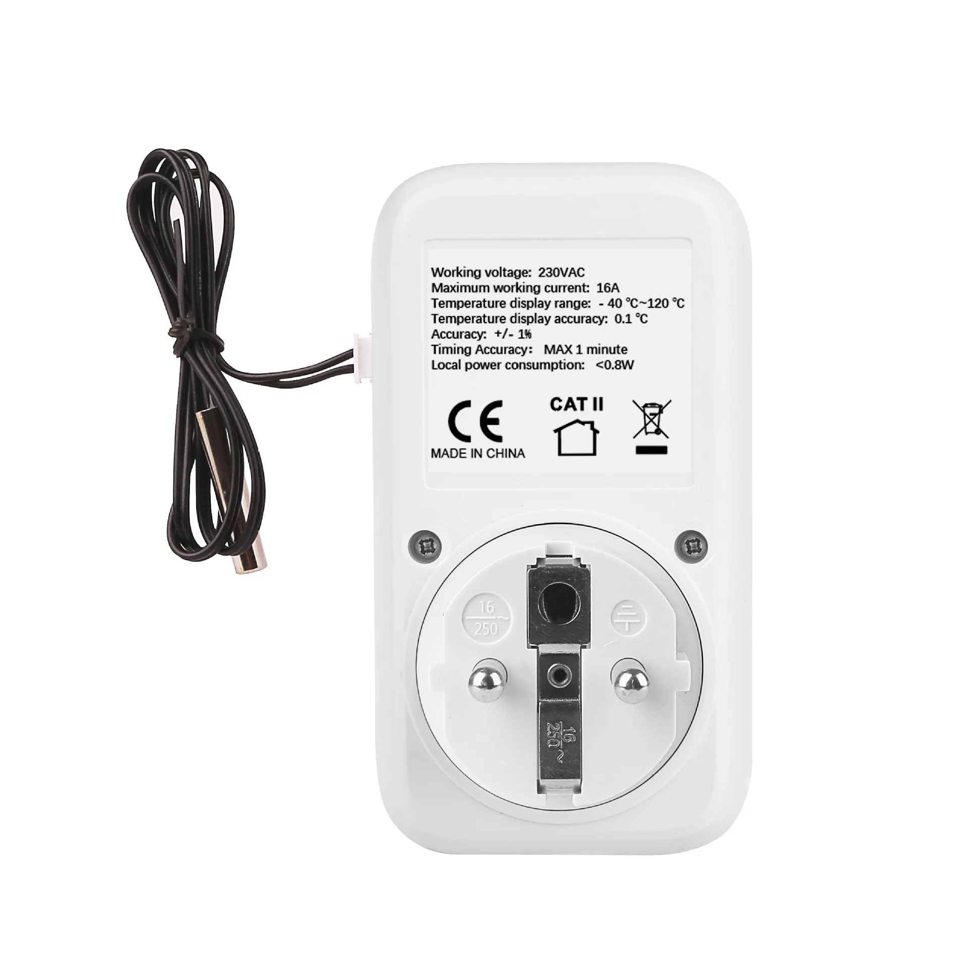 premium backlight temperature control socket countdown temperature control switch controller, fish tank pet heating thermostat