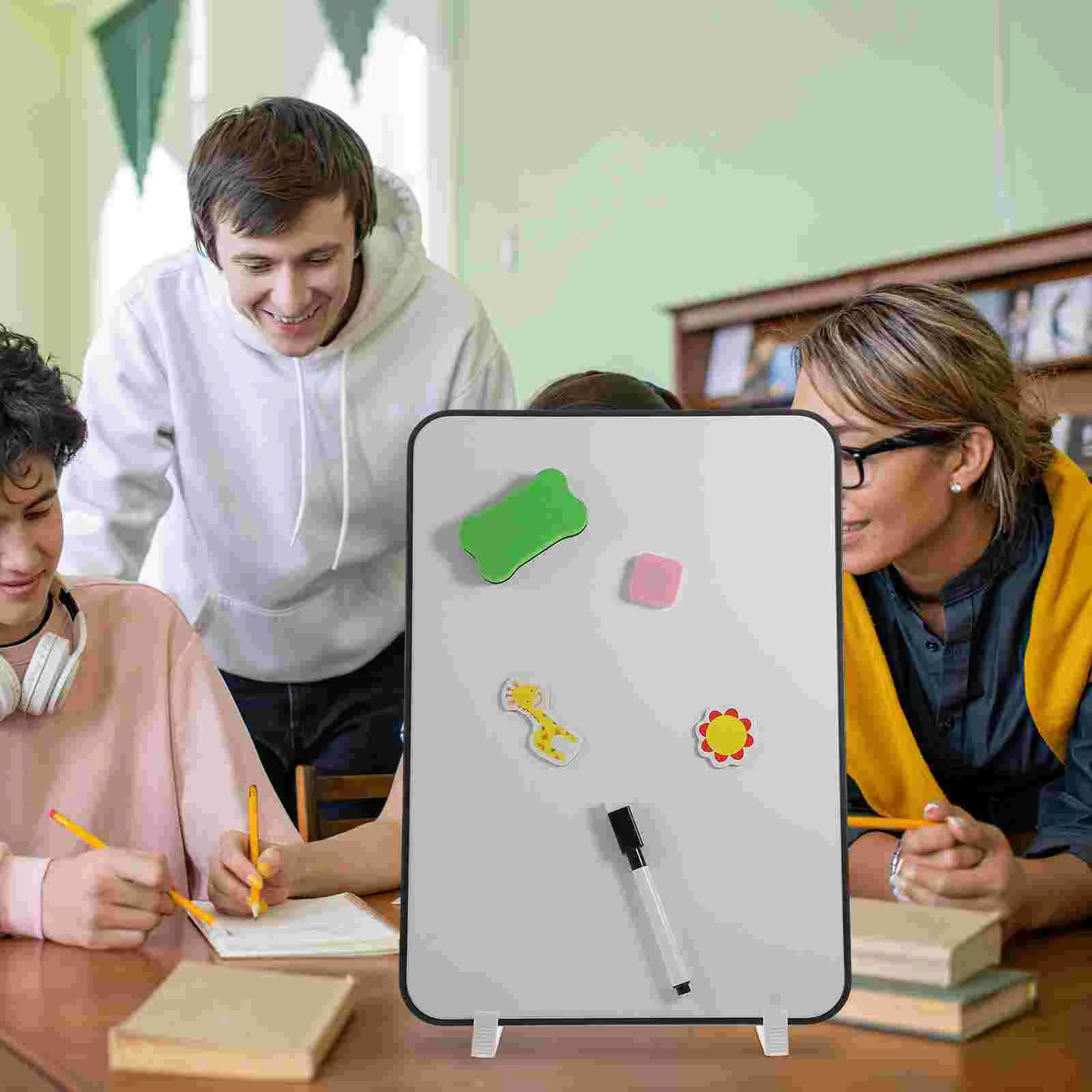 Magnetic Board Desk White Boards Portable Whiteboard Office Small Dry Erase Stands