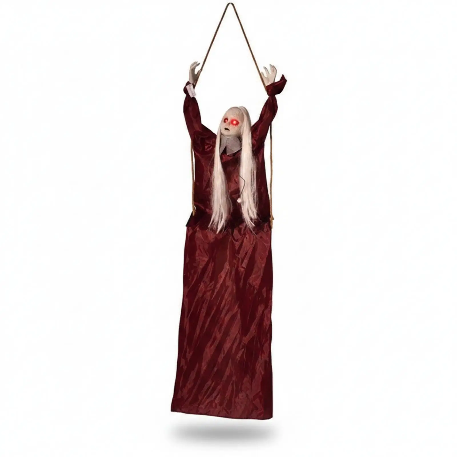 Hanging Swing Girl Sound Effects Creepy Hanging Animatronic Rope Suspended