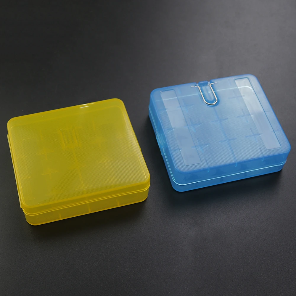 1/2/4/8/10 Slot Transparente Kunststoff Batterie Lagerung Box für AAA/AA/18650 harte Container Halter Fall Organizer Box Zubehör – Detail 6