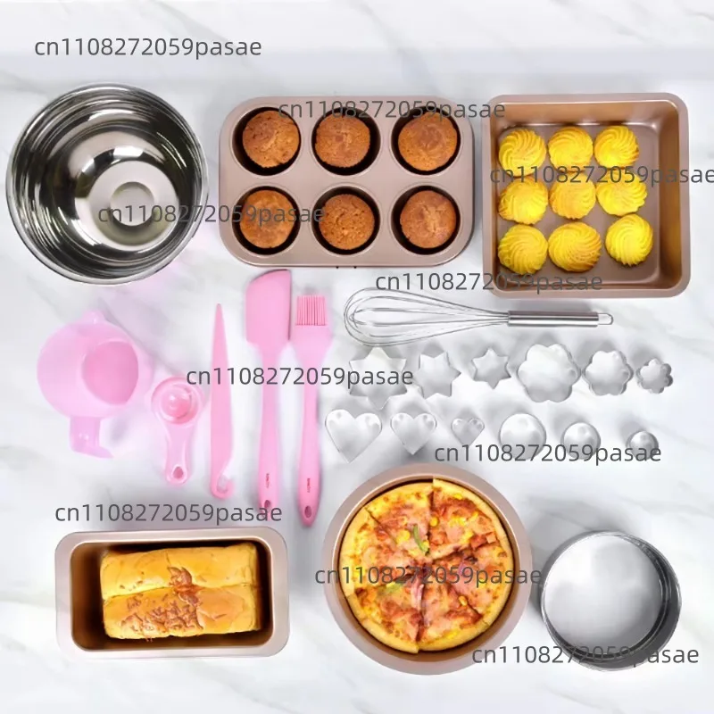 Baking pan set Heat-resistant carbon steel baking pan Cake baking set  tools