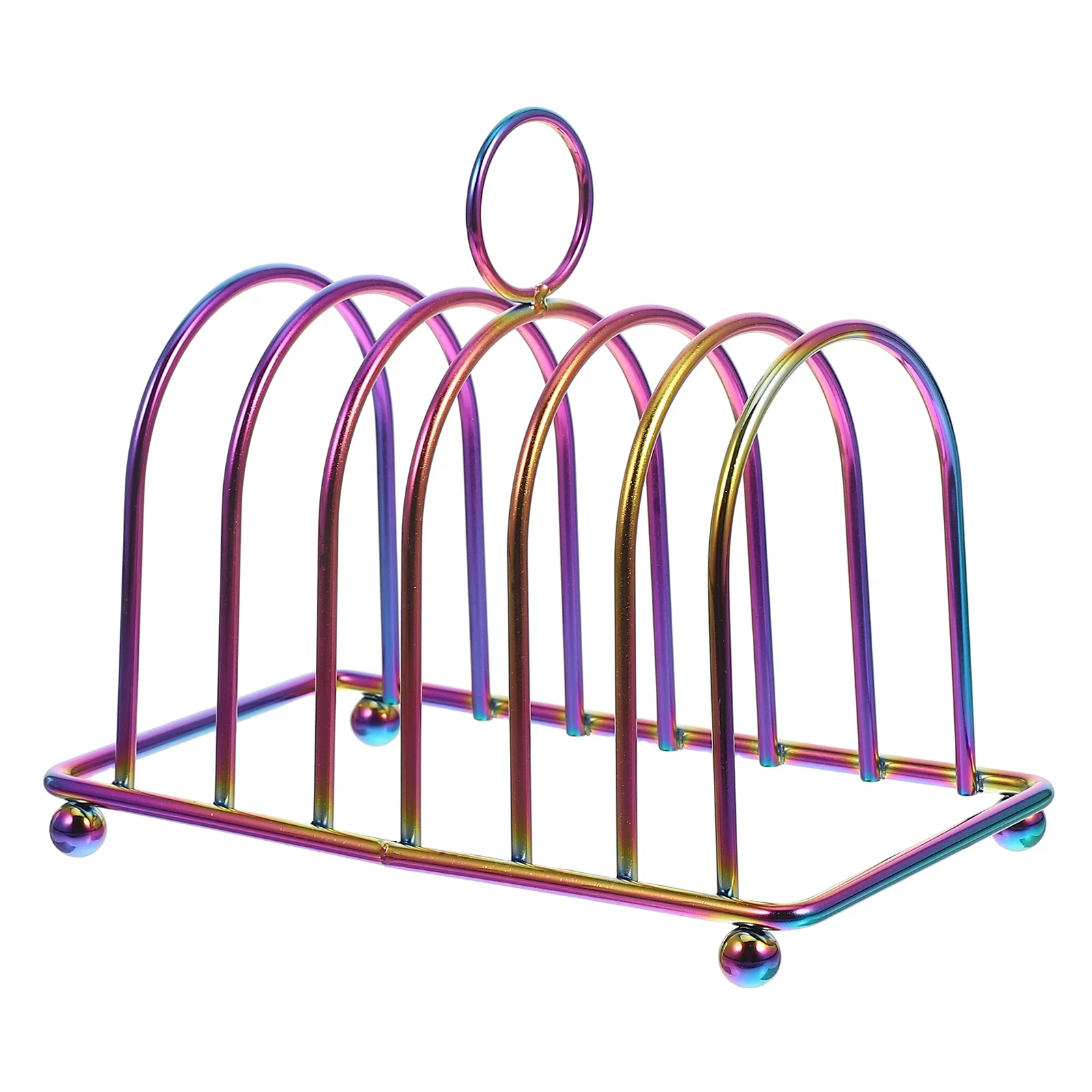 

Stainless Steel Kitchen Rack Rack Bread Holder Kitchen Stand Bookshelf Metal Compact Versatile Storage
