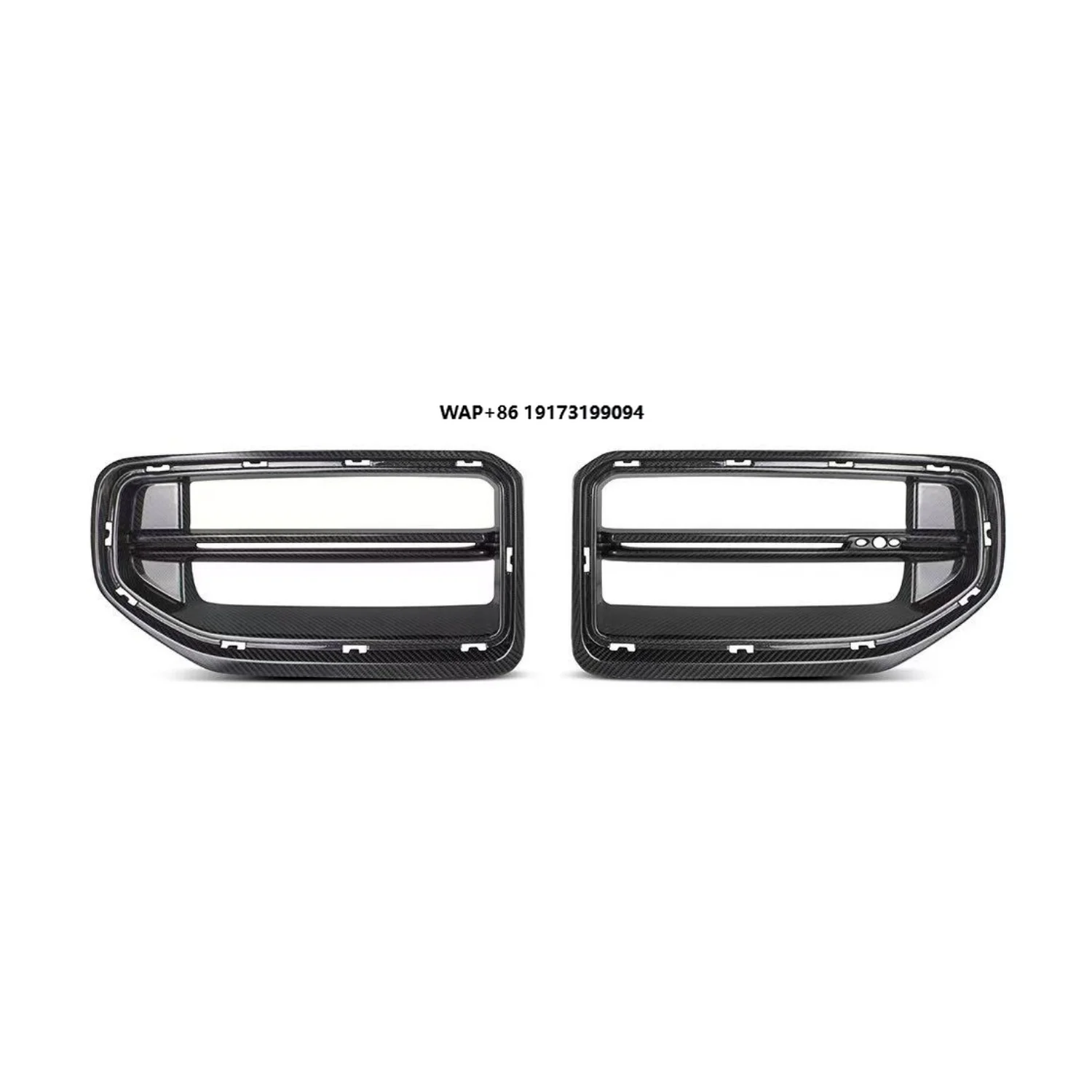 

2025-IN High Glossy SQ Style Plastic M2CS G87 Front Bumper Grille Center Frame Air Intake Grill for M2CS G87 SQ-C Style