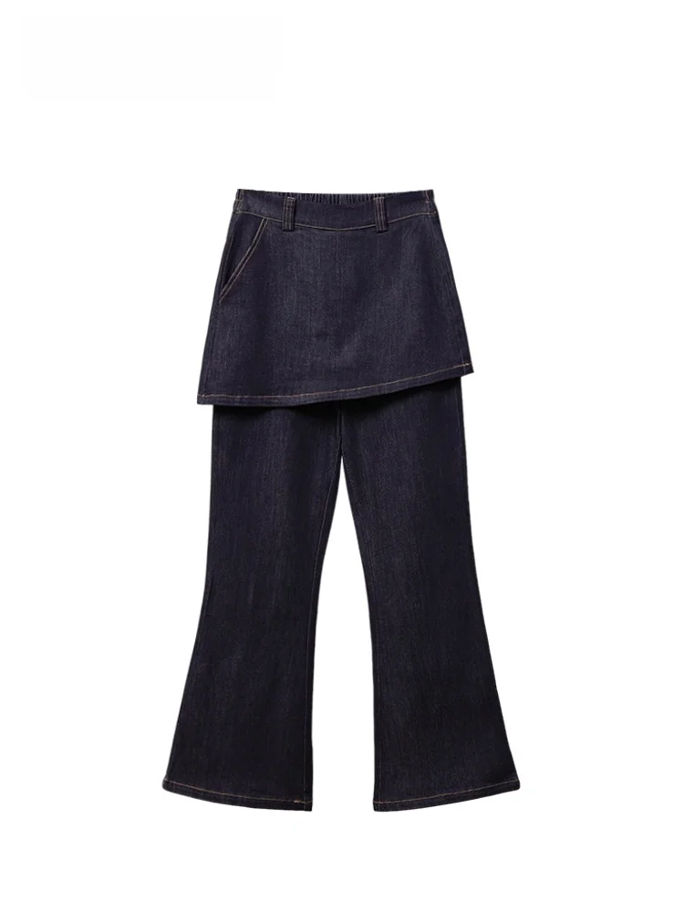 

CaraCLUB plus Size Design Sensation Flared Denim Jeans Women's Casual Faionable Pants High Waist Cotton Polyester Blend