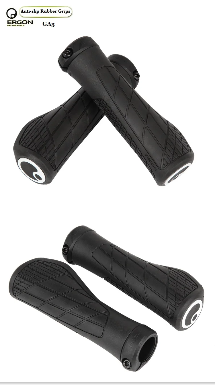 ERGON Fahrradgriffe aus Gummi, MTB-Griffe mit Klemmhalterung, Ergonomisch, Rutschfest, Stoßdämpfend, Lock-On-Enden, Mountainbike-Griffe – Detail 31