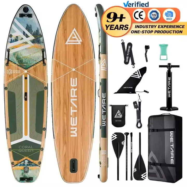 

OEM New Product SUP Double Layer Stand Up Paddle Board Fishing Board Inflatable Paddle Board Surfboard With Accessories