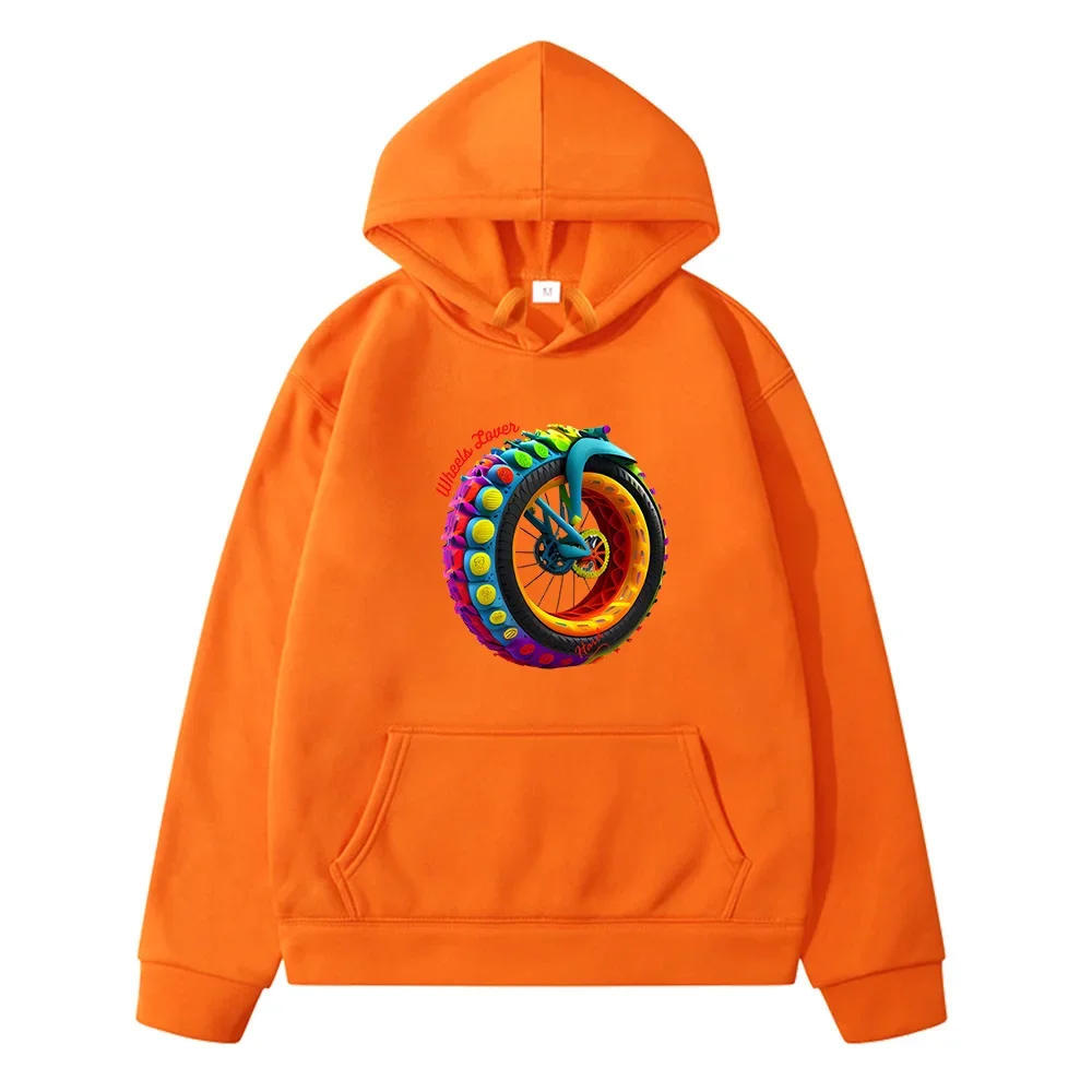 Multicolor Hot Wheels Machines Car Hoodies Comfortable Boys and Girls Sweatshirts Hooded Pullovers Kawaii Graphic Printing Tops