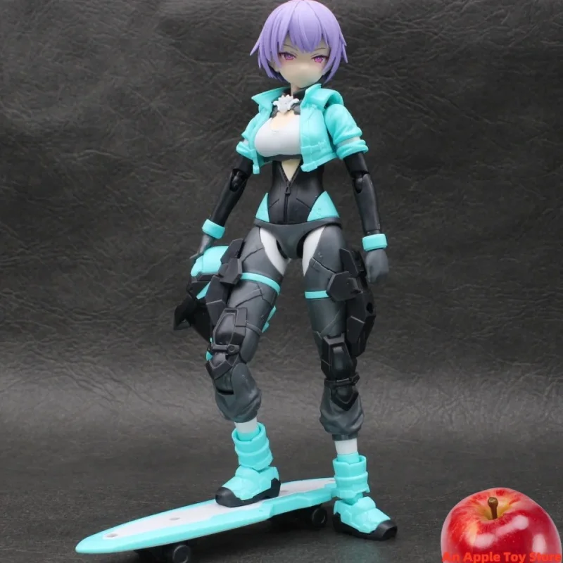 

BANDAI 30MS SIS-V00 RYDIRA Color A Skateboard Clothing Mobile Suit Girl Anime Action Figures Assembly Model Collection Toy