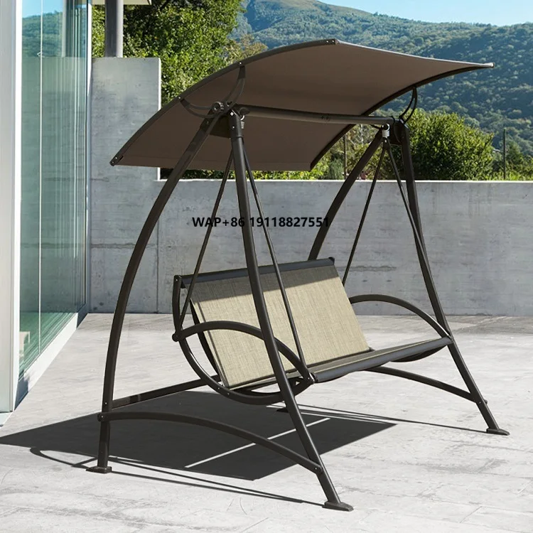 

Outdoor Wrought Iron Swing Swing Chair Leisure Swing Basket Rocking Chair Villa Courtyard Balcony Moon HammockChair