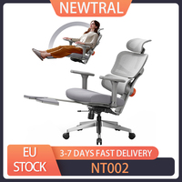 NEWTRAL NT002 Ergonomic Chair, Adaptive Lower Back Support, Adjustable Backrest  Armrest Headrest Footrest