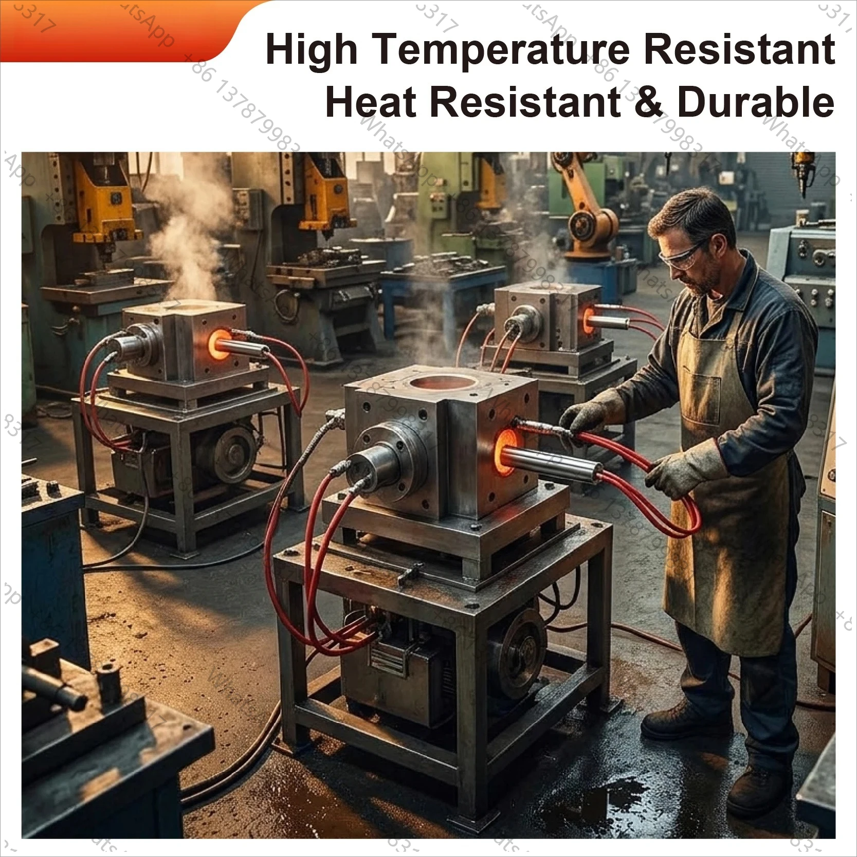 220V Cartridge Heater 200‑1000W Stainless Steel Heating Rod 0‑120℃ Industrial Element for Oven Mould Packaging Machine Use