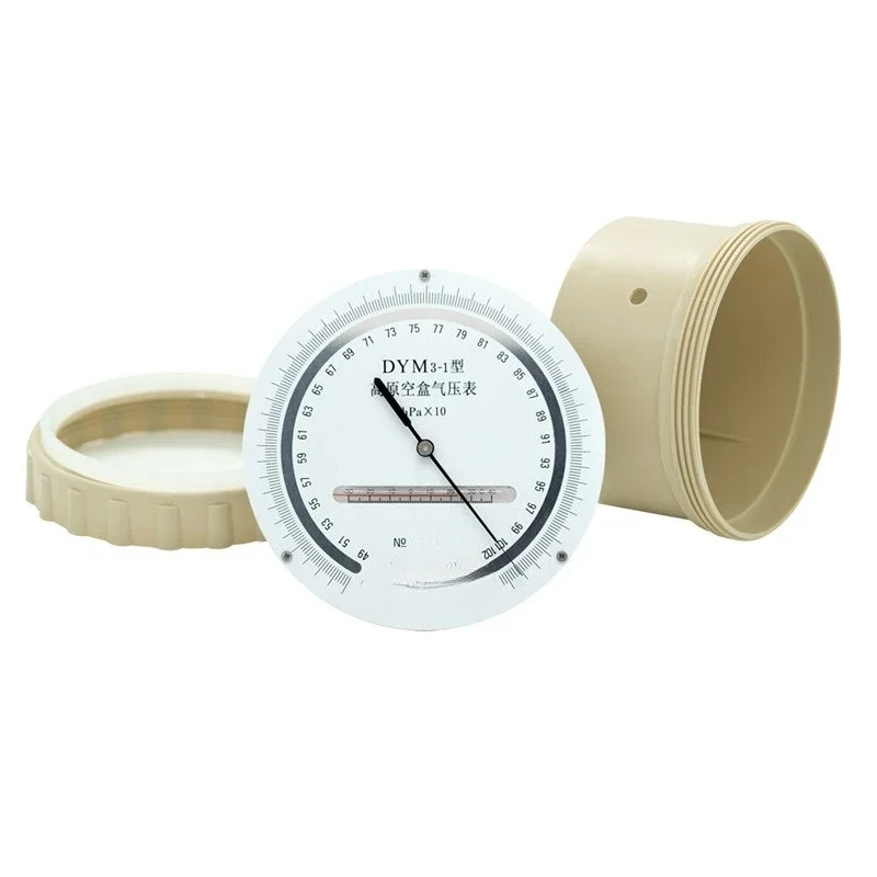 DYM3-1 Plateau empty box barometer, high prototype empty box barometer, plateau pointer barometer