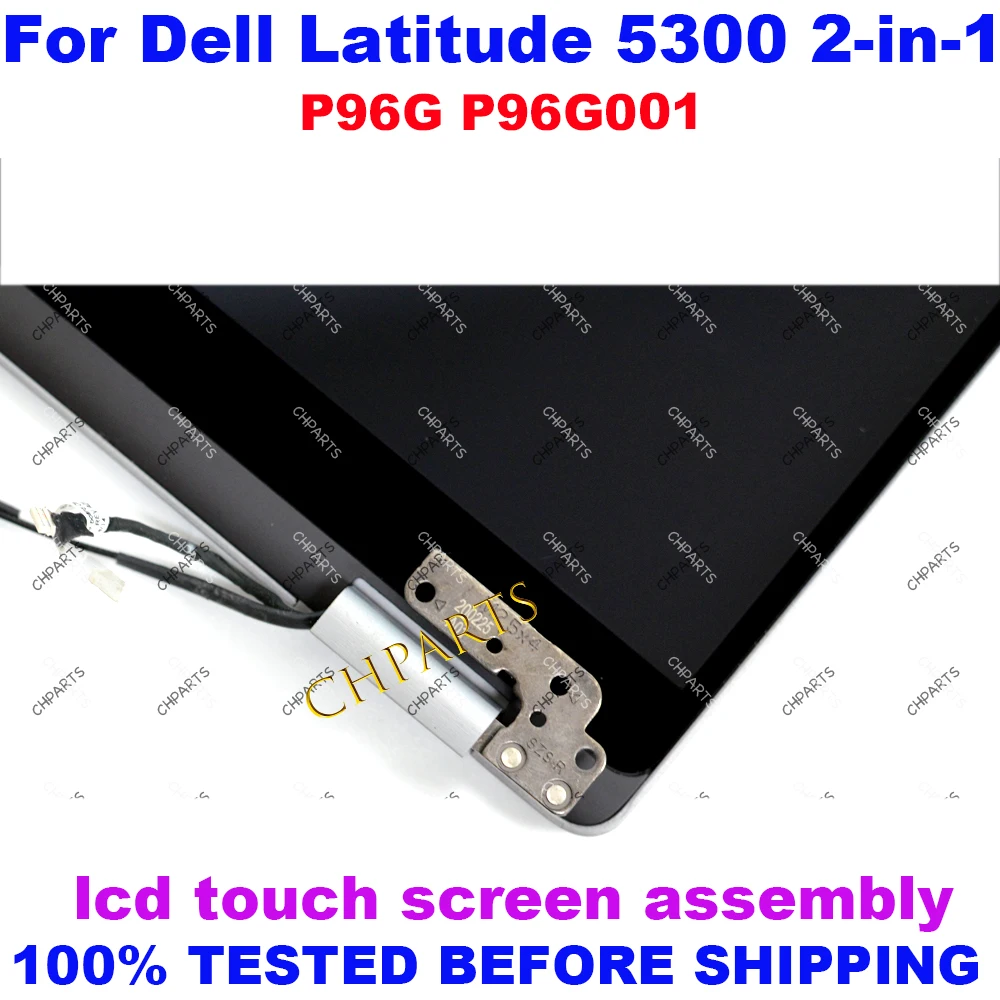 13,3-calowy FHD do Dell Latitude 5300 2 w 1 P96G P96G001 Panel LCD wymiana ekranu dotykowego kompletny z zawiasami