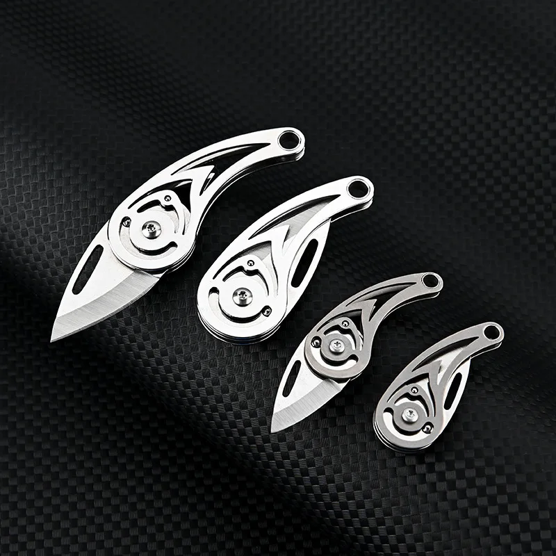 

Mini Titanium Alloy Folding Conch Knife EDC Pocket Knife Lightweight Outdoor Camping Foldable Pocket Knife Sturdy and Sharp