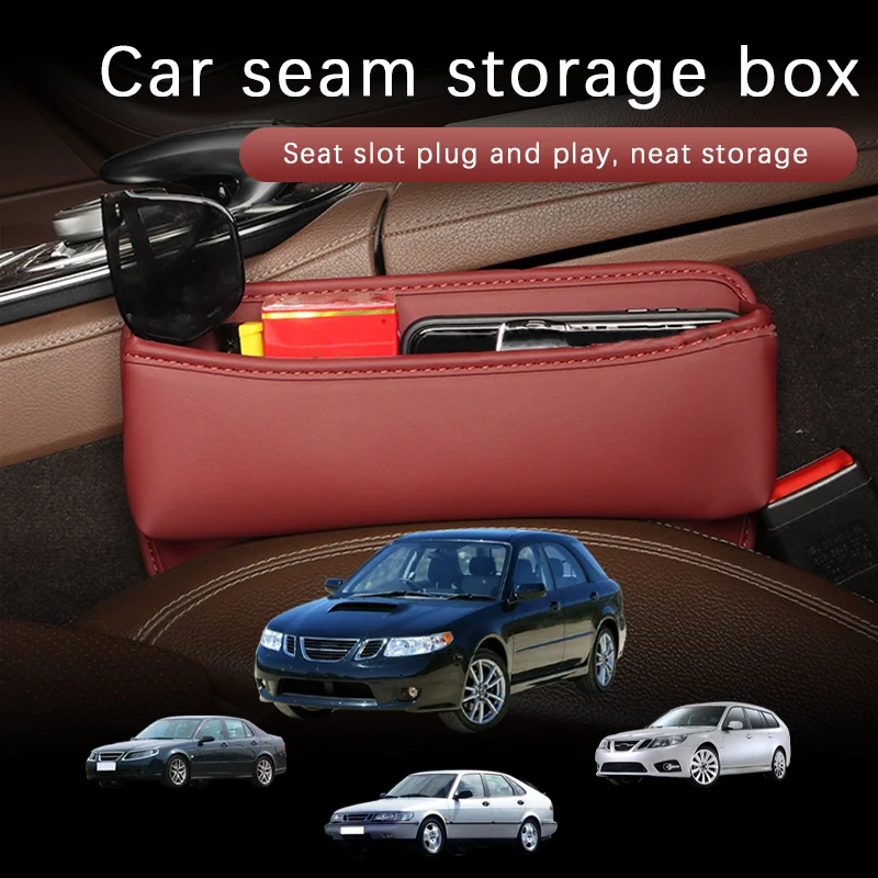 

Car Seat Gap Organizer Multifunction Console Storage Box Car Interior Storage Pocket For Saab 9-3 9-5 900 9-7X 9-2X 9-4X