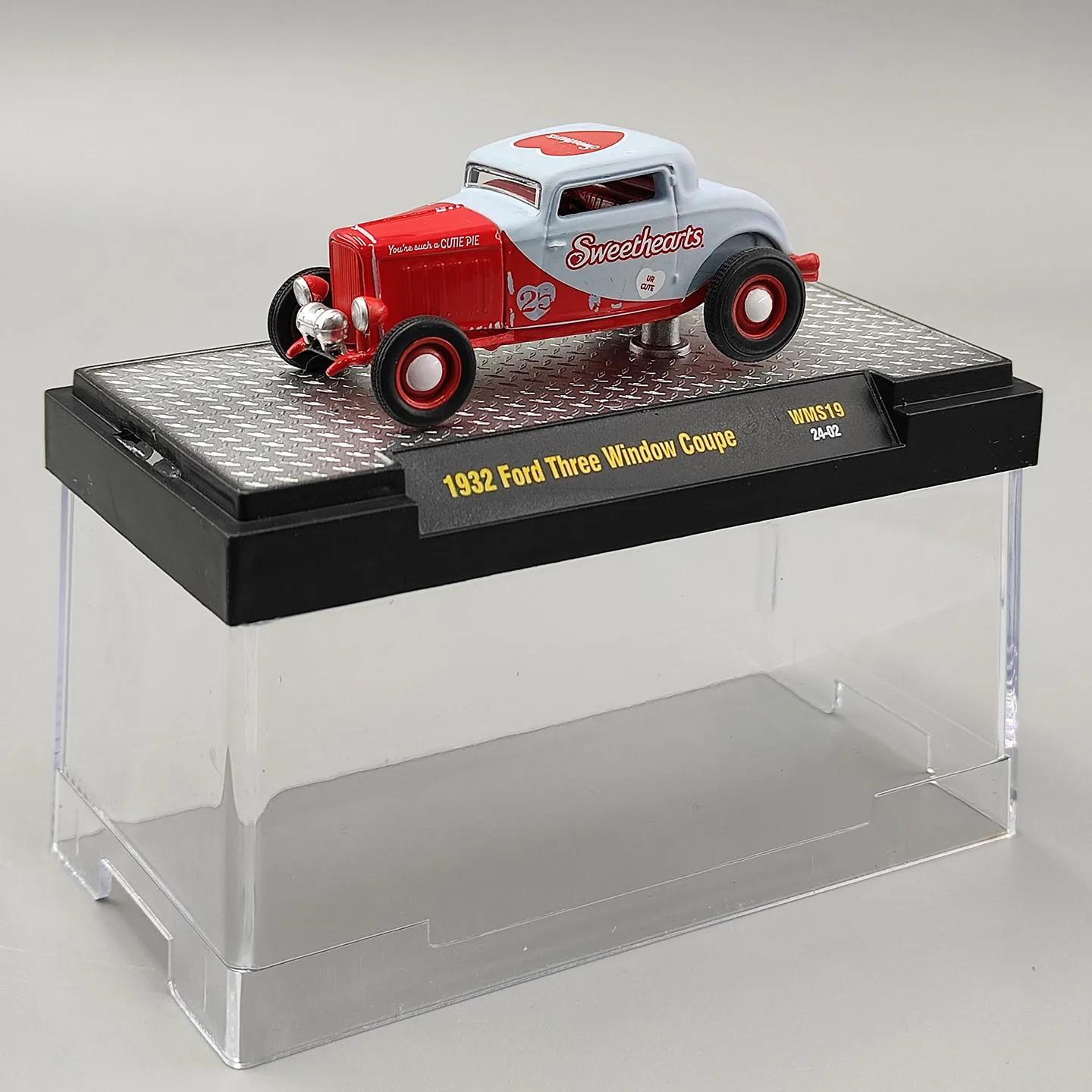 Diecast M2 1:64 Scale 1932 Three Window Coupe Alloy Car Model