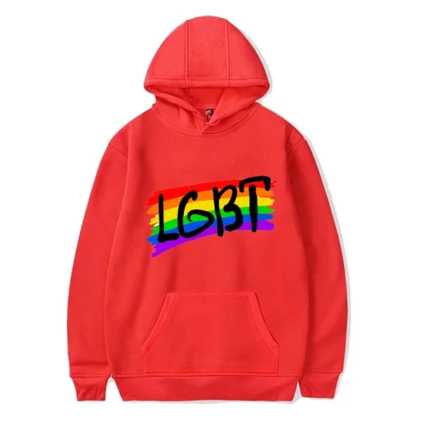 Men/women Fashion LGBT Letter Print Hoodie Lesbians Bisexuals Gays Long Sleeve Hoodie