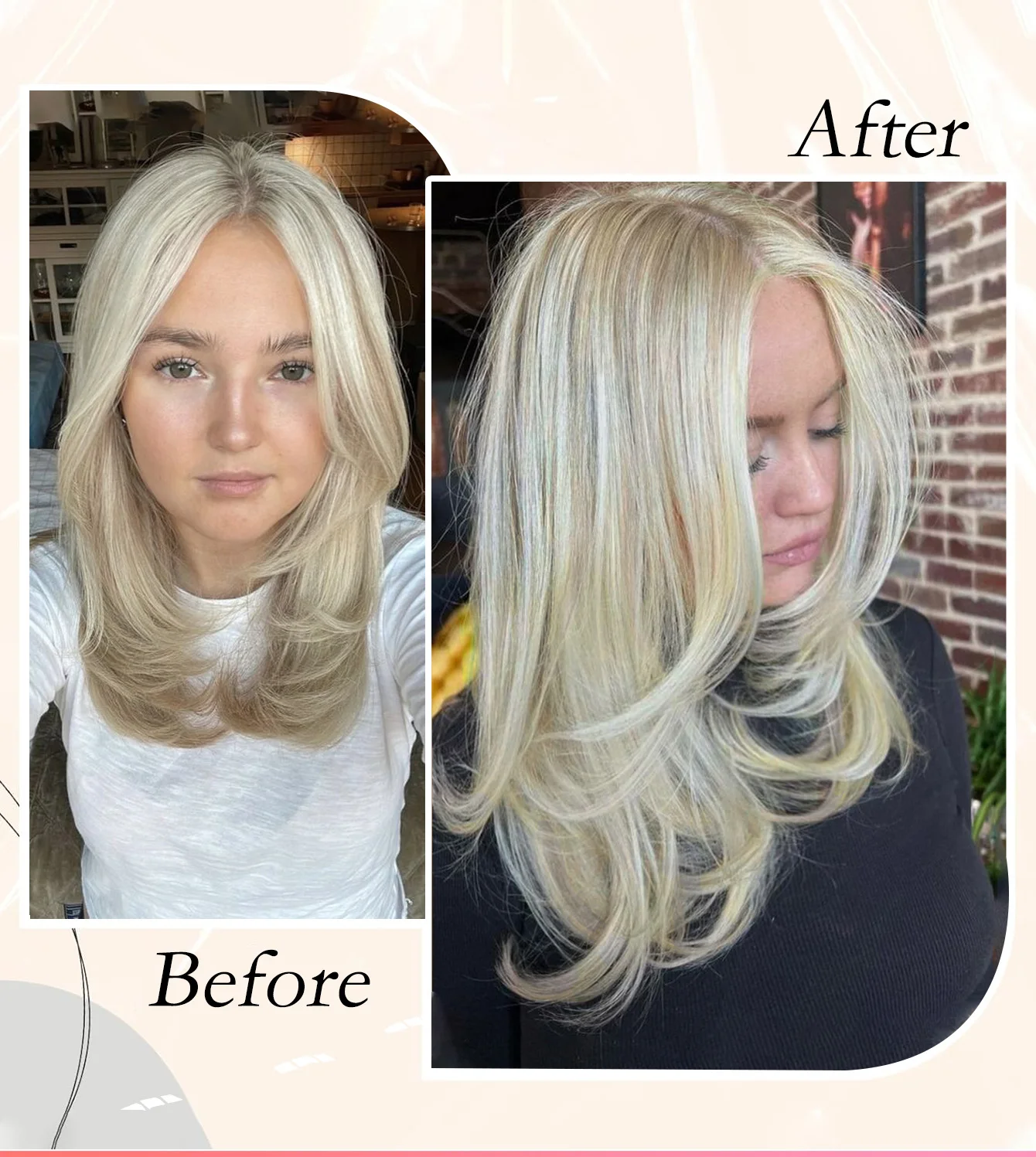 80G 22インチ クリップ式ヘアエクステ ブロンドハイライト人毛 フルヘッド ブラジリアンレミーヘア ストレート クリップ式ヘアピース 7ピース/セット