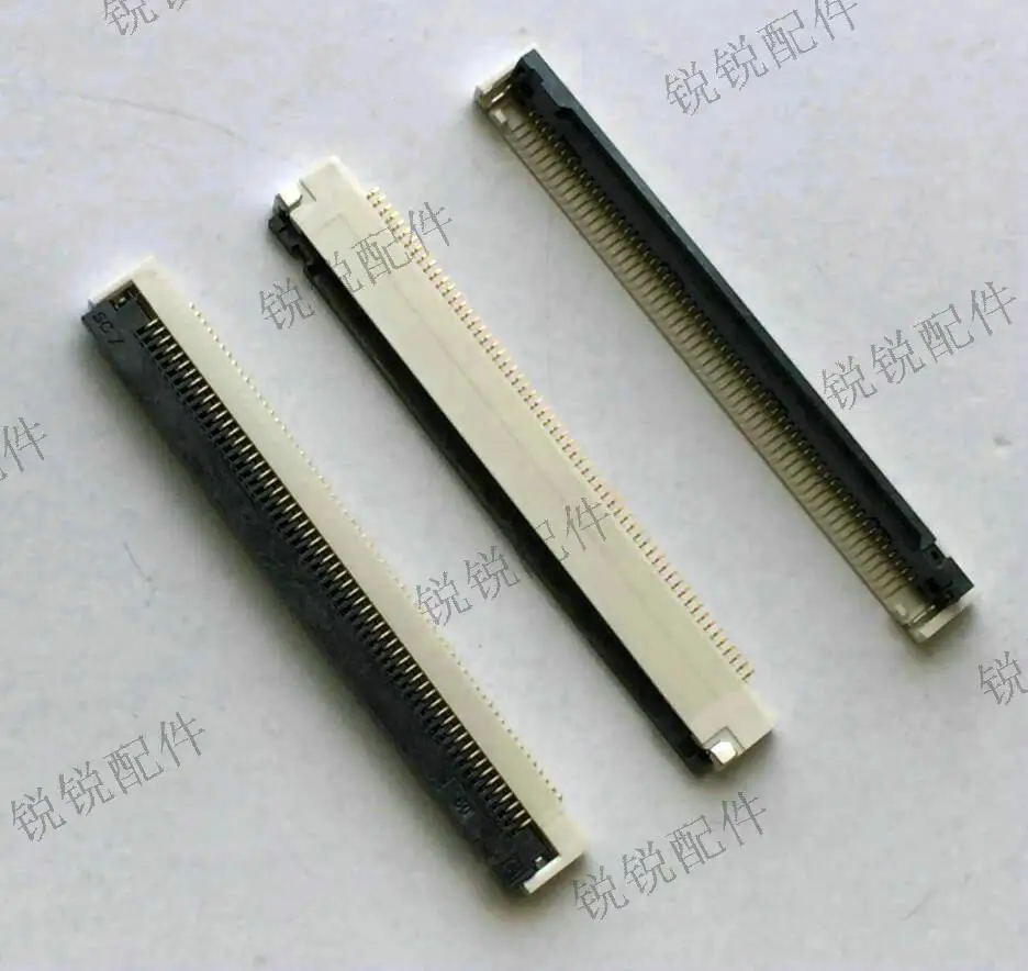 Fro FPC/FFC cable socket connector 0.5 pitch H2.0 60P rear flip 6700L60-000000-M1