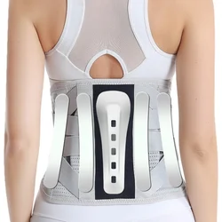 Lower Back Brace Lumbar Support Belt With 5 Steel Plate Supports Breathable Waist Support for Herniated Disc Sciatica Scoliosis