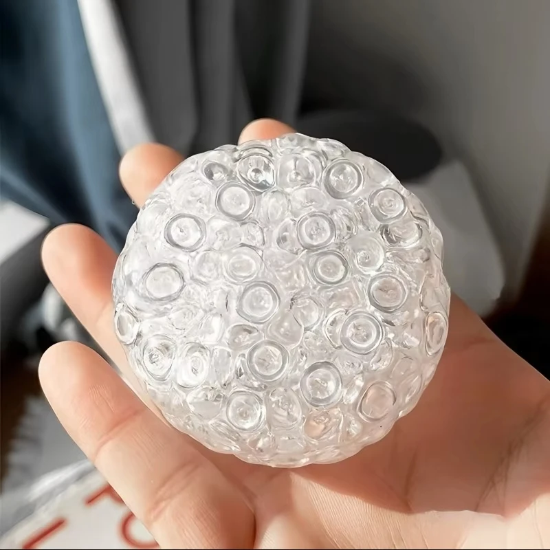 Bolas de Hielo Esponjosas - Mochi Fidget Súper Suaves con Textura de Rebote Lento para Aliviar la Ansiedad y Relajarse