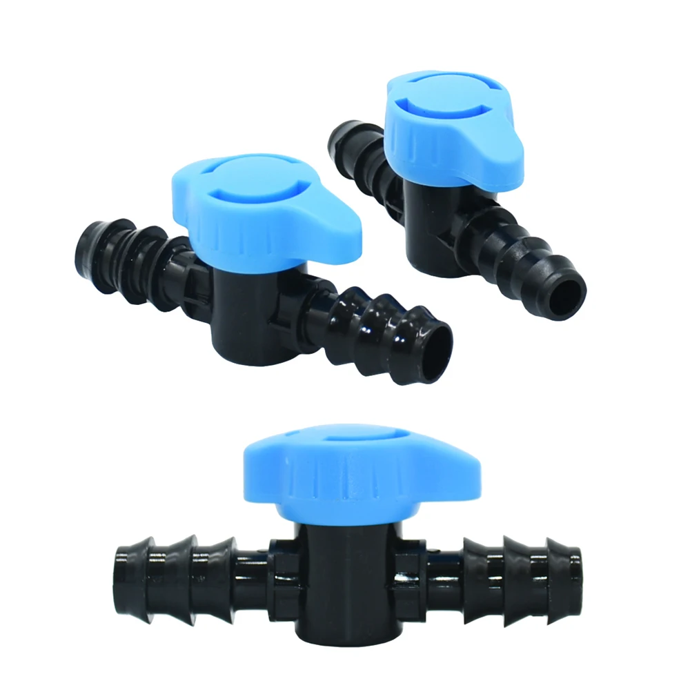 

Drip Irrigation 16mm/20mm Pe Tube Hose Garden Tap Irrigation Valve Use Water Hose Plastic Tube irrigation connector barb
